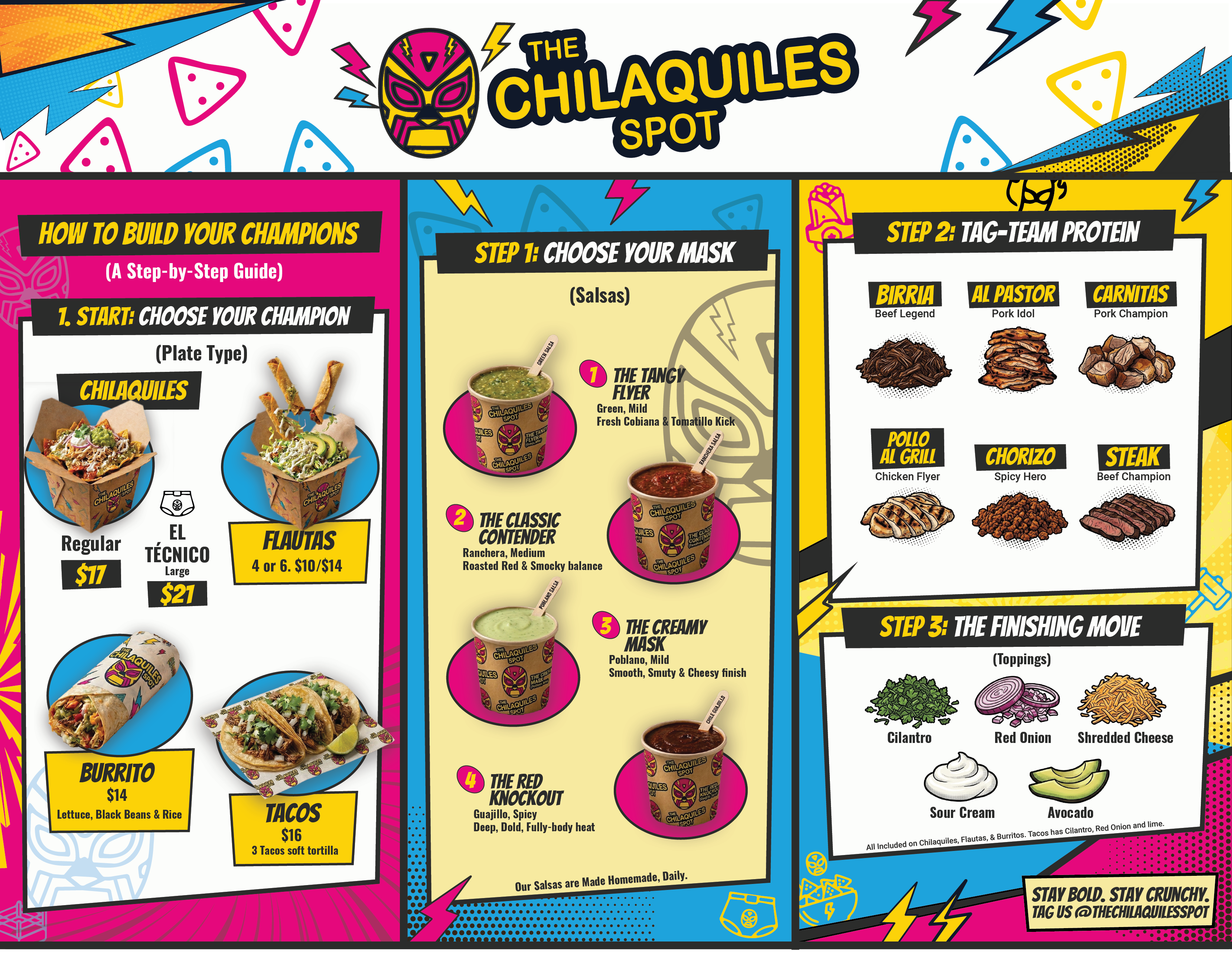 The Chilaquiles Spot Full Menu